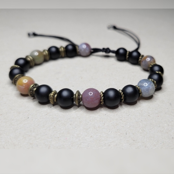 Handmade beaded Bracelet For Men - Picture 2 of 6